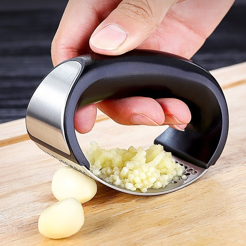 Amazing Stainless Steel Garlic Press - Useful Kitchen Gadgets