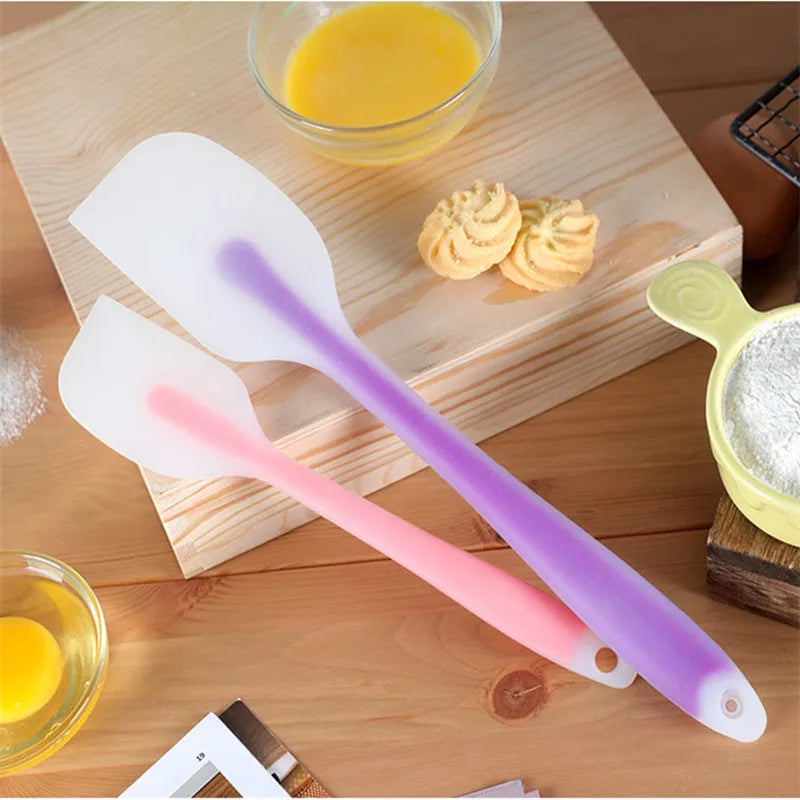 Mini Translucent Silicone Spatula - Heat-Resistant Baking & Decorating Tool