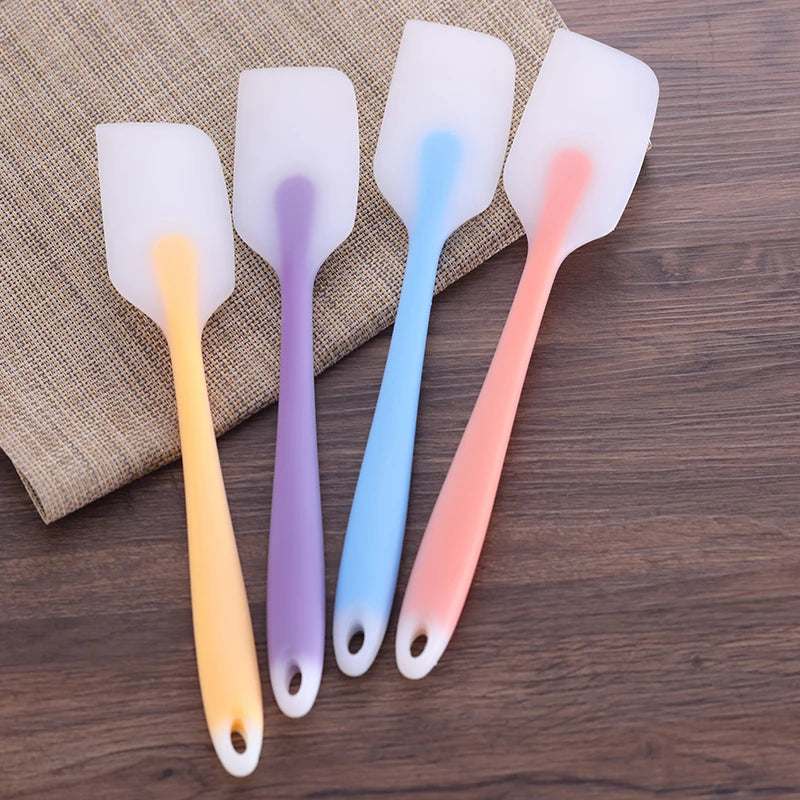 Mini Translucent Silicone Spatula - Heat-Resistant Baking & Decorating Tool