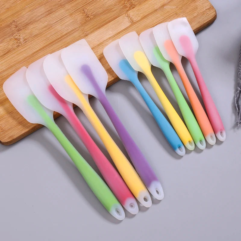 Mini Translucent Silicone Spatula - Heat-Resistant Baking & Decorating Tool