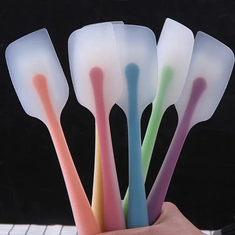 Mini Translucent Silicone Spatula - Heat-Resistant Baking & Decorating Tool