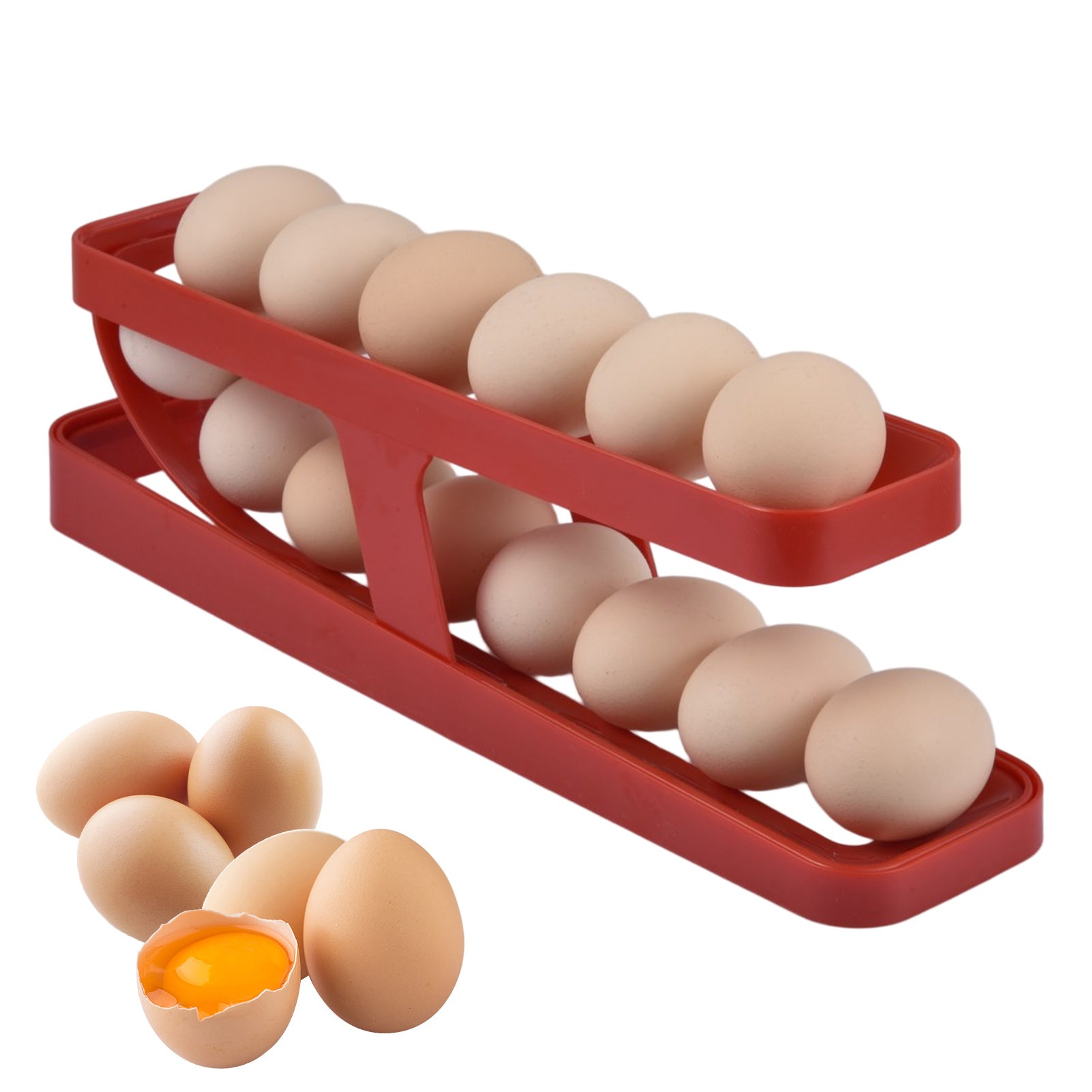 Egg Rack Holder and Dispenser - Useful Kitchen Gadgets